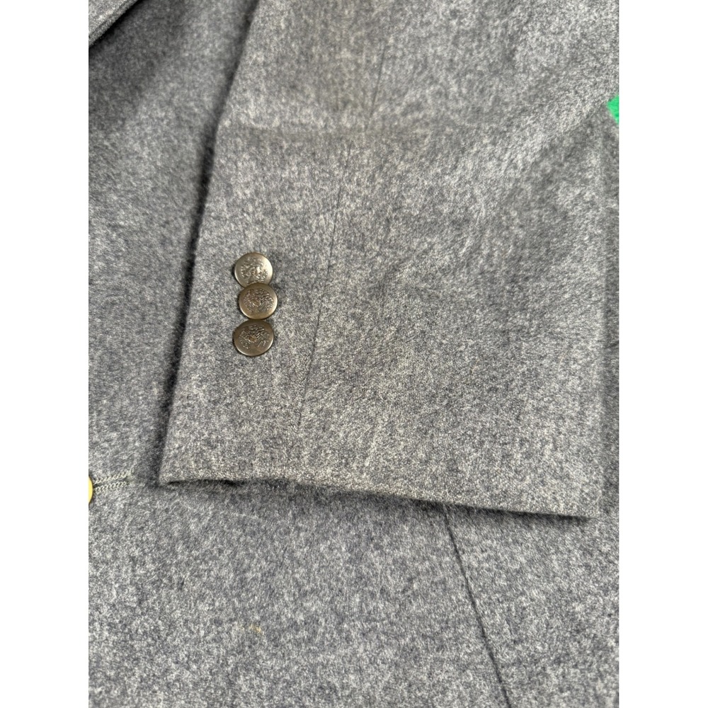 Pendleton Woolen Mills Gray 100% Virgin Wool Blazer Men's Size 44 Coat Jacket - Picture 4 of 8
